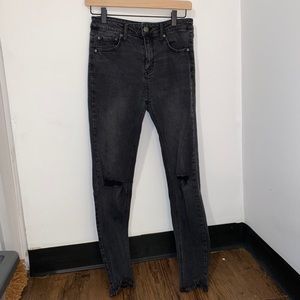 black holy jeans